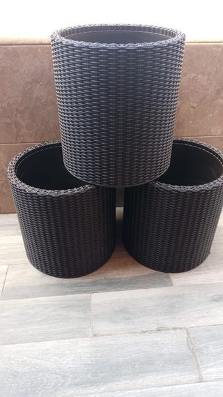 Maceta ratán 35x36cm