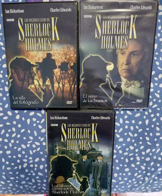 3 DVD Sherlock Holmes: Los mejores casos