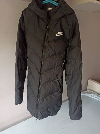 Abrigo Nike negro niño - Pluma