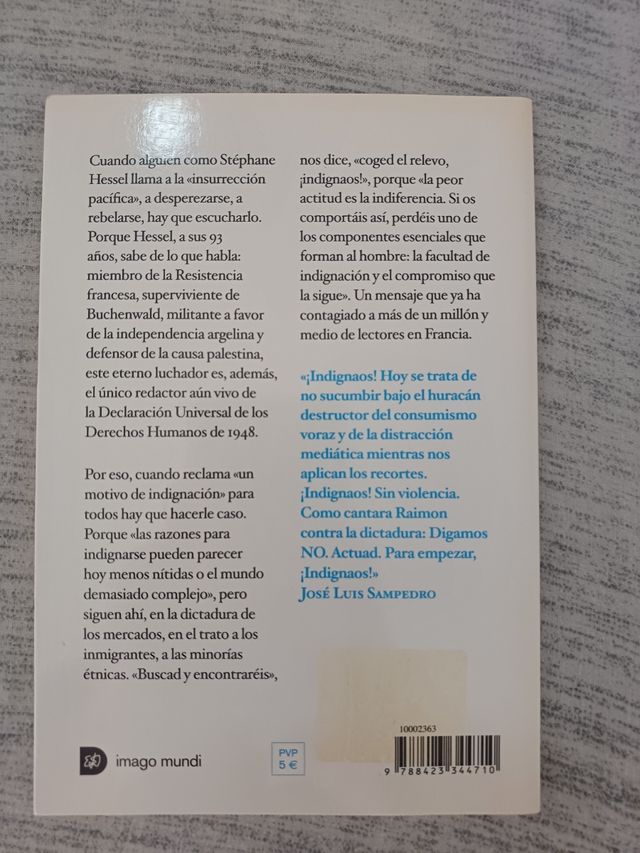¡Indignaos!: Un alegato contra la indiferencia ...
