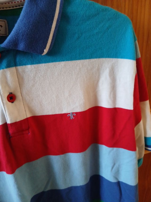 Polo Roberto Bassi multicolor XL