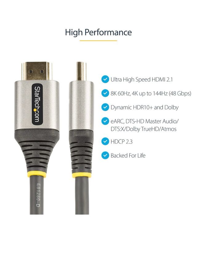 Cable StarTech 2m. HDMI
-> HDMI