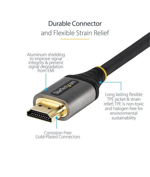 Cable StarTech 2m. HDMI
-> HDMI