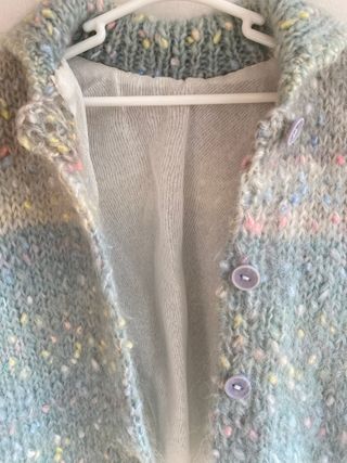 Chaqueta niña de punto