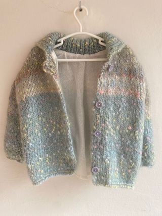 Chaqueta niña de punto