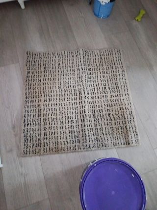 Alfombra Ikea - Beige y Negra