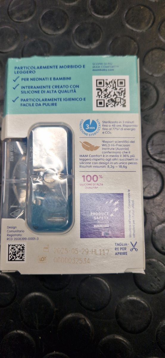 Ciucci Mam Comfort silicone 0-3 mesi