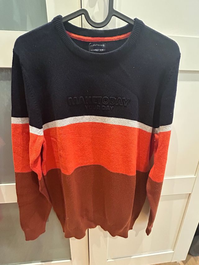 Jersey NUKUTAVAKE - Azul marino/Naranja - M