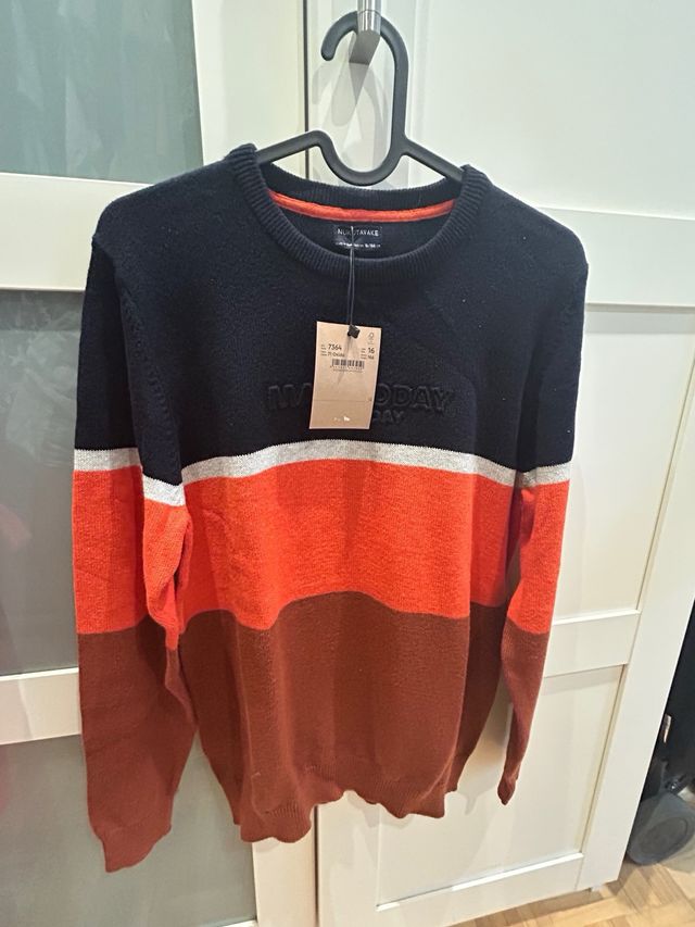 Jersey NUKUTAVAKE - Azul marino/Naranja - M