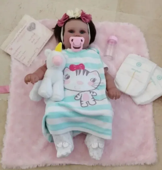 Bebé Reborn vinilo 43cm