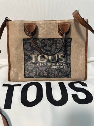 Tous Shopping mediano amaya Kaos icon marron beige