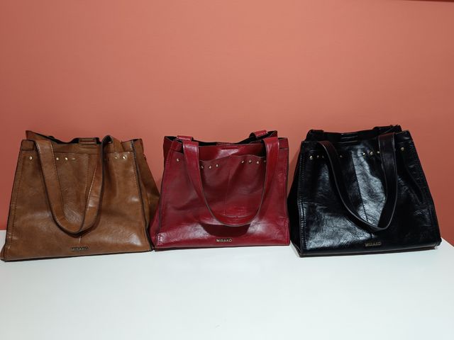 2 bolsos Misako - Marrón y Negro