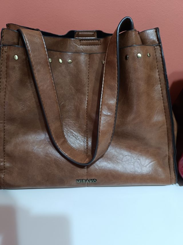 2 bolsos Misako - Marrón y Negro