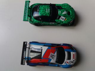 Audi R8 y Mercedes AMG GT3 escala 1:43 scalextric.