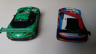 Audi R8 y Mercedes AMG GT3 escala 1:43 scalextric.