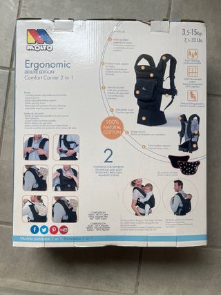 Mochila Portabebés Molto 2 en 1