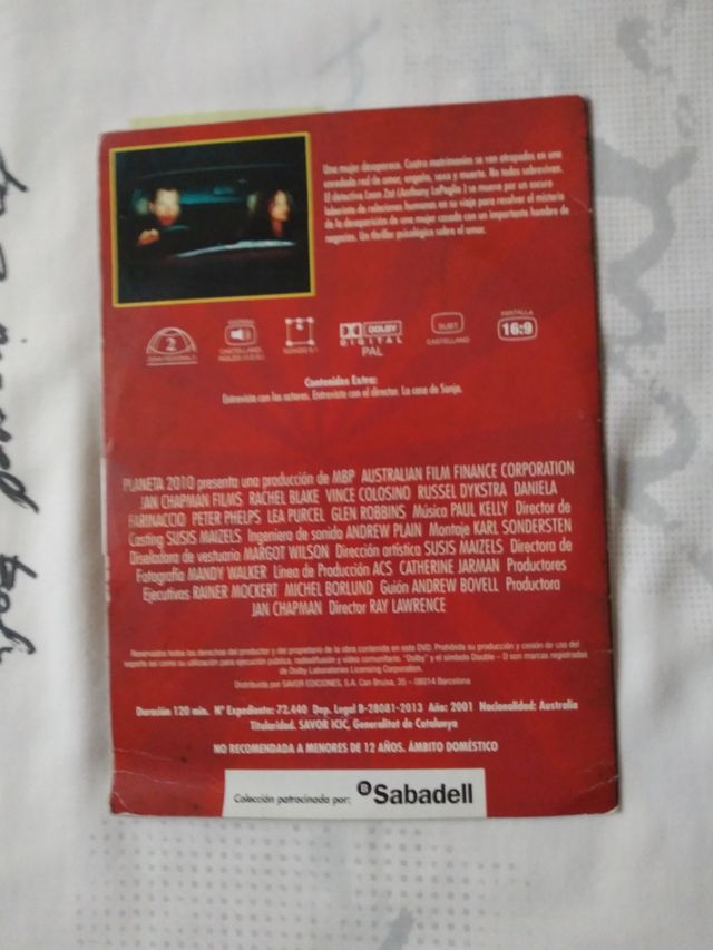 El Orfanato.
Premonition. 
+Regalo.