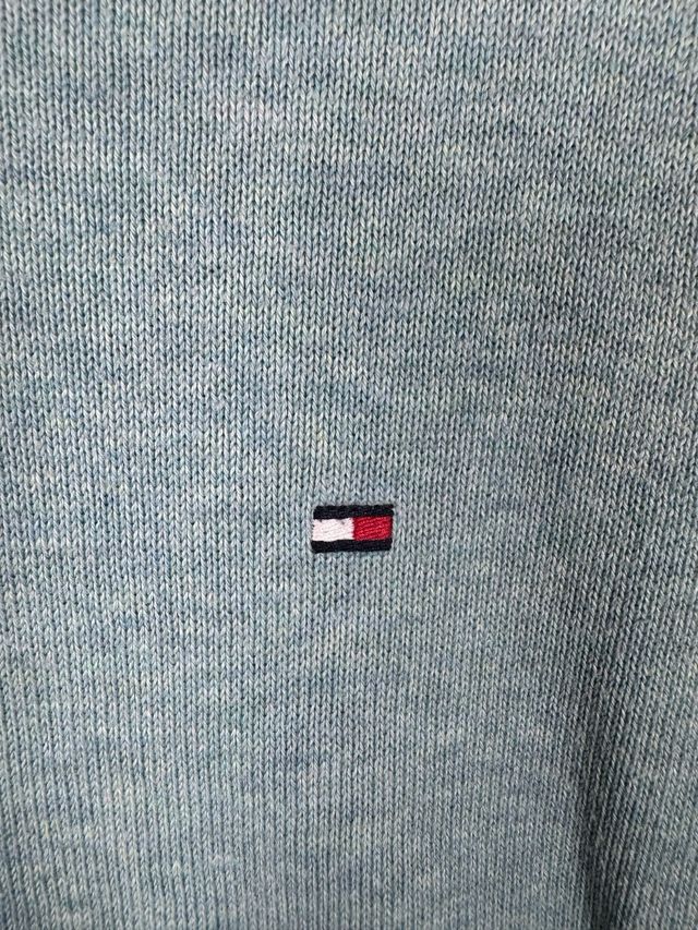 Suéter Tommy Hilfiger verde claro talla S