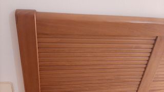 Cabecero cama matrimonio madera