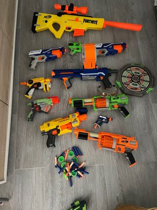 Lote Nerf: Pistolas + Gafas
escucho ofertas 