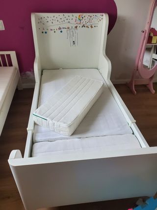 2 camas infantiles IKEA - blancas