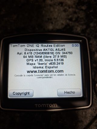 GPS TomTom navegador