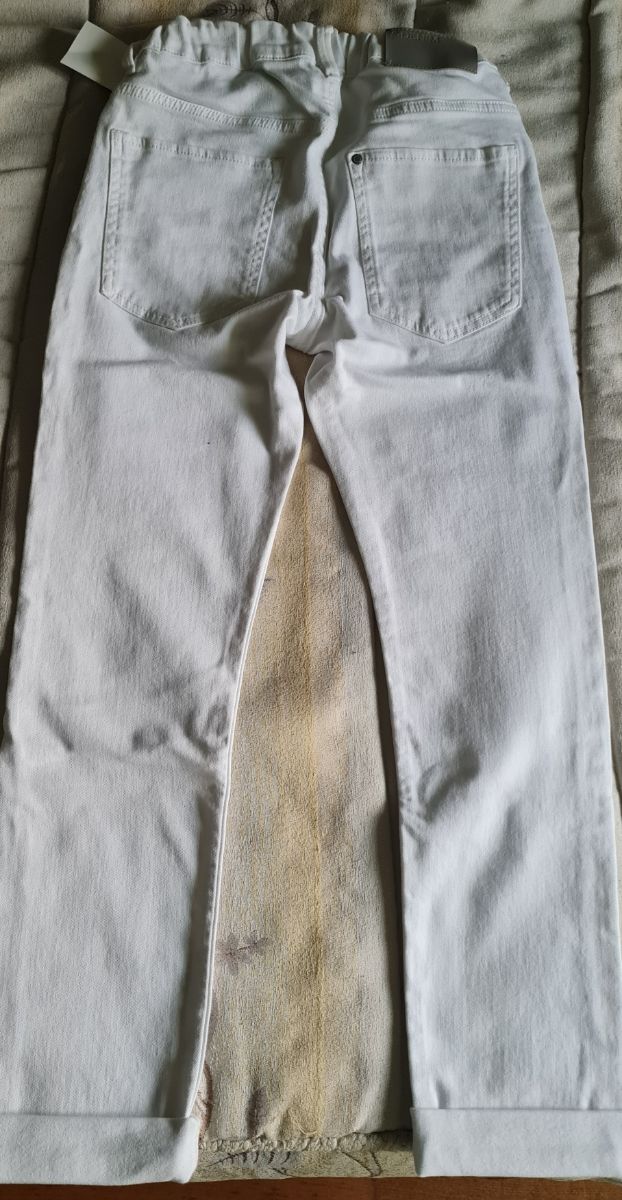 Vaqueros blancos niño 11-12 años