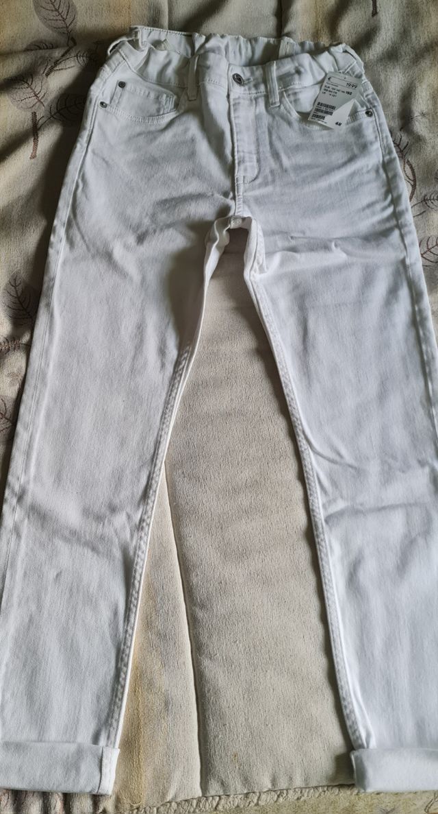 Vaqueros blancos niño 11-12 años