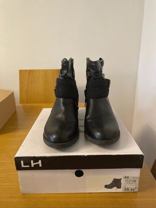 Botines negros mujer talla 40