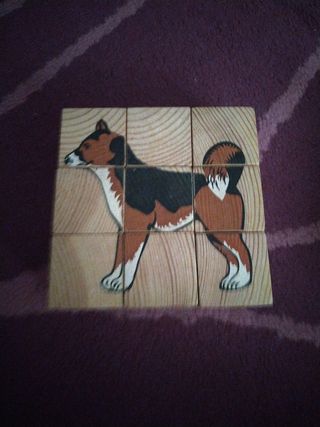 Puzzle madera animales de la granja