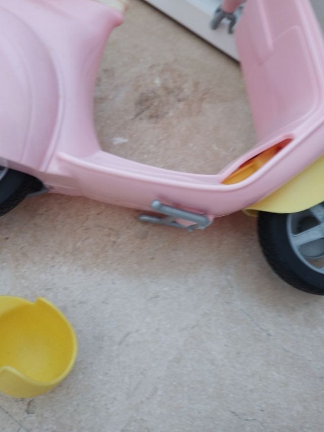 Moto scooter Barbie rosa