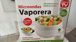 Vaporera Microondas 2 Capas - Nueva