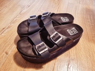 Sandalias plataforma negras