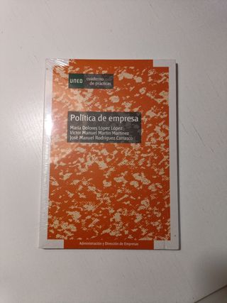 Política de empresa (CUADERNO DE PRÁCTICAS) 