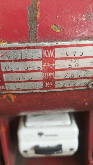 Amoladora banco antigua