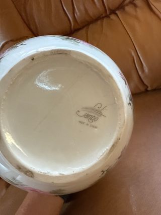 Jarrón porcelana rosas - Decorativo