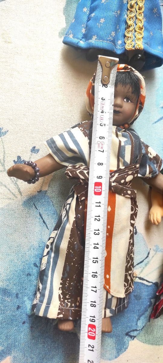 6 Muñecas Porcelana - Vestidos Trajes del Mundo