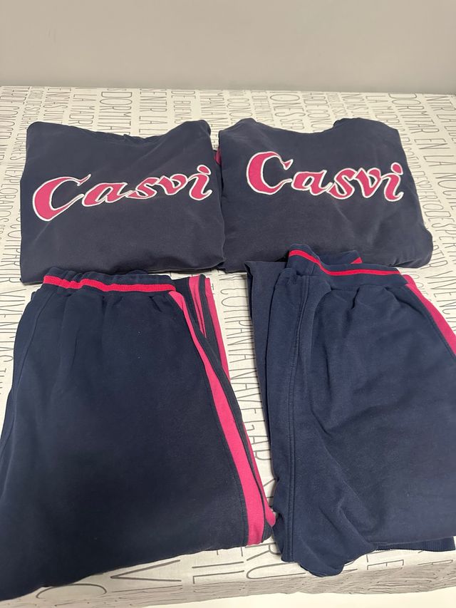 LOTE Chándal y 2 Camisetas Colegio Casvi Talla 16