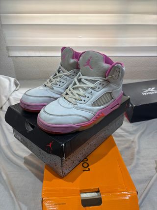 Jordan 5 Retro | Zapatillas Rosa-Blanco