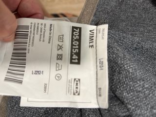 Funda reposabrazos ancho Vimle IKEA Gunnared Gris