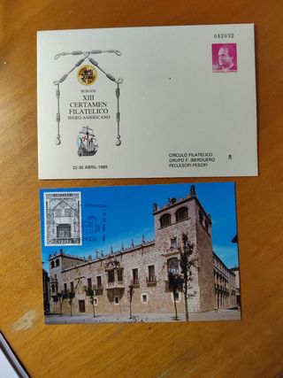 Certamen Filatélico Burgos 1989
