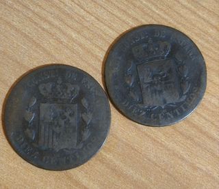 MONEDAS AÑOS 1.878 - 1.879