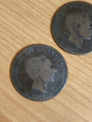 MONEDAS AÑOS 1.878 - 1.879