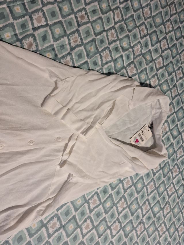 Camisa blanca Pimkie talla S