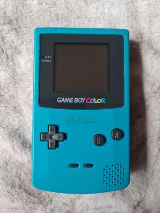 Game Boy Color azul + juegos