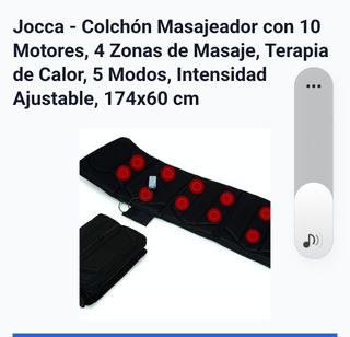 Colchón Masajeador Jocca - 10 Motores