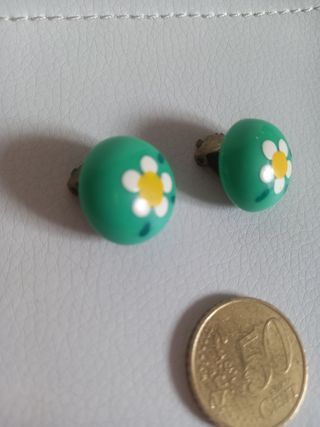Orecchini vintage fiori - clip