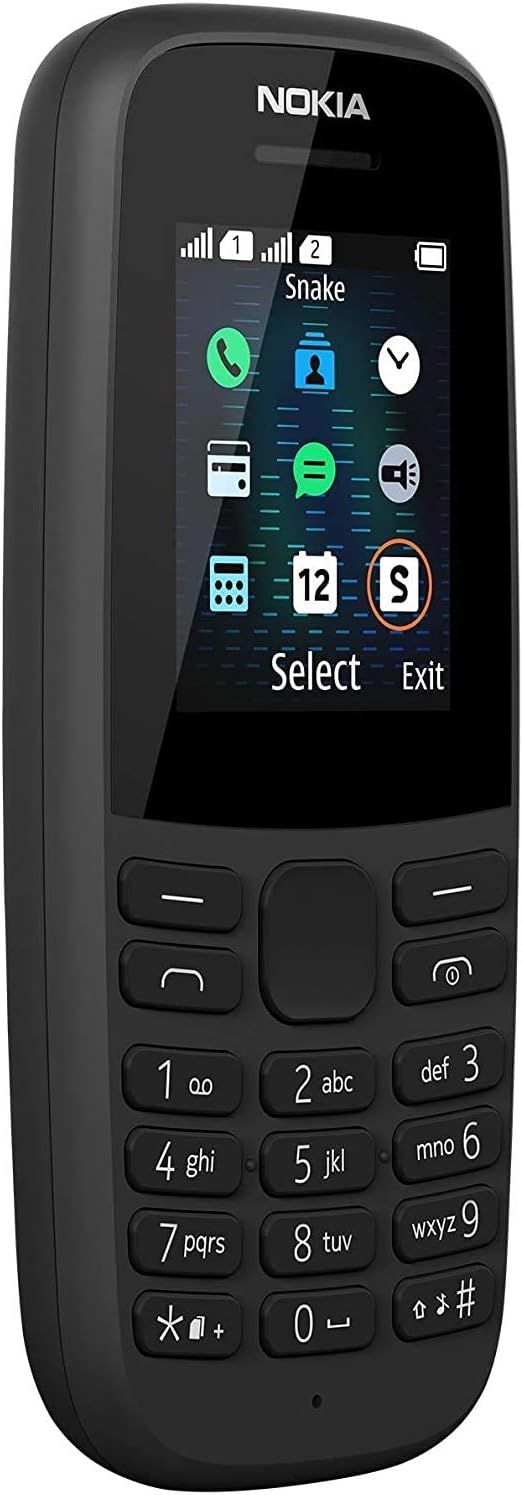 Nokia 105-2019 Dual Sim negro movil libre (TA-1174) nuevo, Envio 24h