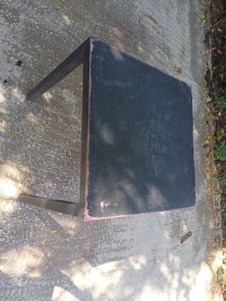 2 Mesas de terraza de metal SOLO LAS MESAS