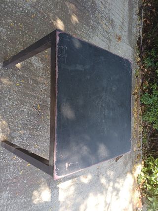 2 Mesas de terraza de metal SOLO LAS MESAS